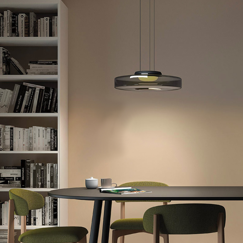 Sculptural Pendant Light | Dynamic Glass Design with Parallax Effect | Versatile Pendant Lighting for Stunning Modern Spaces