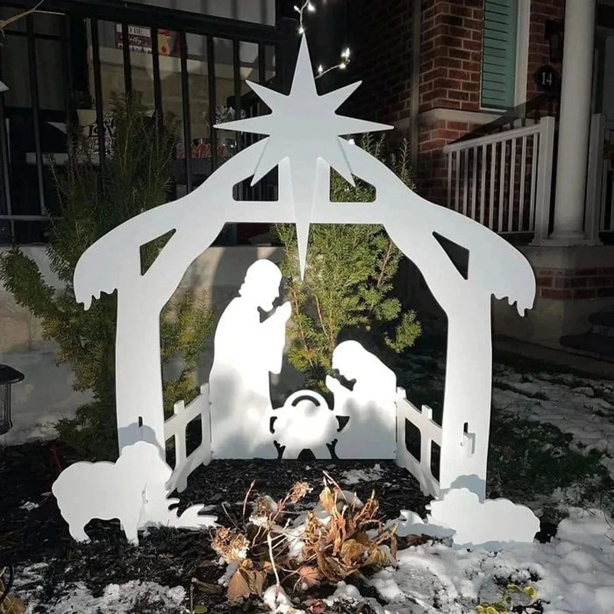 MANGERELLE – Crèche de Noël pour une décoration de fêtes élégante
