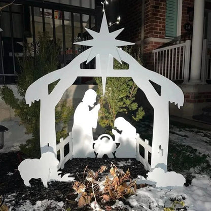 MANGERELLE – Crèche de Noël pour une décoration de fêtes élégante