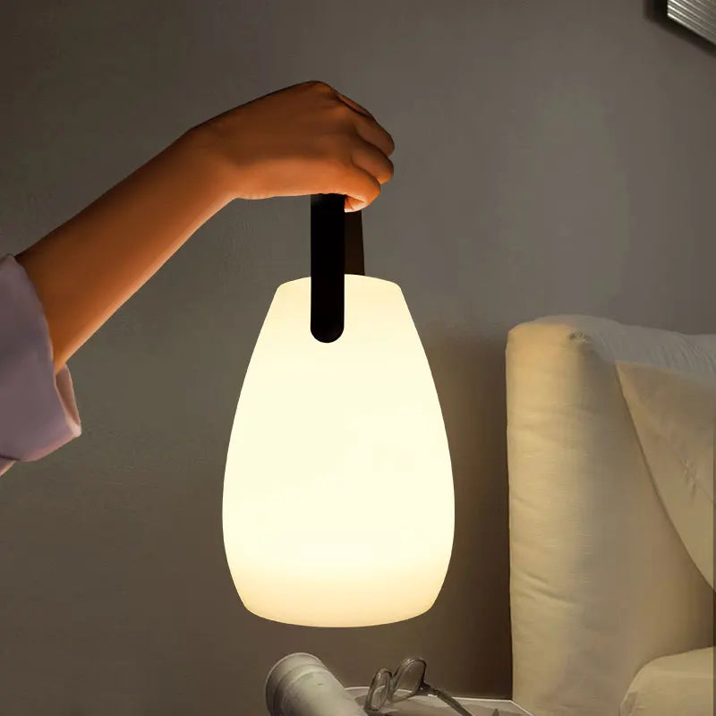 Rechargeable LED Mood Lamp 10 inch Cordless Waterproof 8-Color Remote-Controlled Accent Light for Deck Patio Poolside Backyard Entertaining