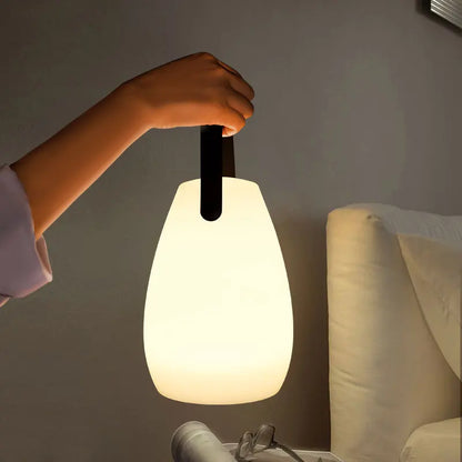 Rechargeable LED Mood Lamp 10 inch Cordless Waterproof 8-Color Remote-Controlled Accent Light for Deck Patio Poolside Backyard Entertaining
