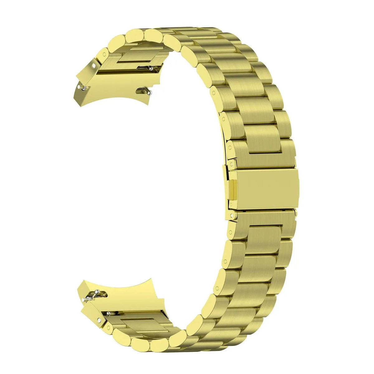 Leather & Steel Smartwatch Strap for Galaxy Watch 5 – Adjustable Wristband in Multiple Finishes
