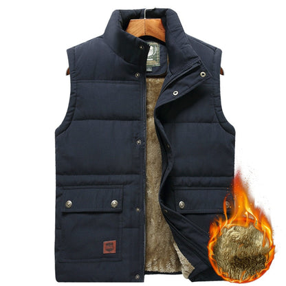 Men's Quilted Puffer Vest – Insulated Sleeveless Jacket with Water-Resistant Shell for Cold Weather, Casual Wear & Outdoor Activities