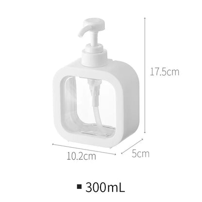 Countertop Liquid Soap Pump Dispenser with Press Mechanism for Bathroom Vanity, Kitchen Sink & Shower | Modern Minimalist Scandinavian Desig