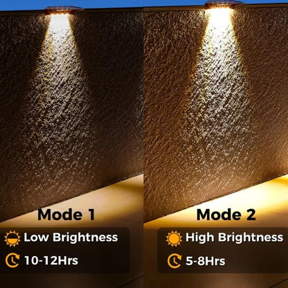 Outdoor Garden Pathway Lights Solar Powered 2-Pack with Dusk-to-Dawn Sensor Waterproof IP44 Dimmable LED Landscape Accent Lighting for Patio