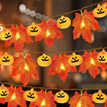 Guirlande lumineuse AutumnAura - LED basse consommation, décoration d'automne pour Halloween