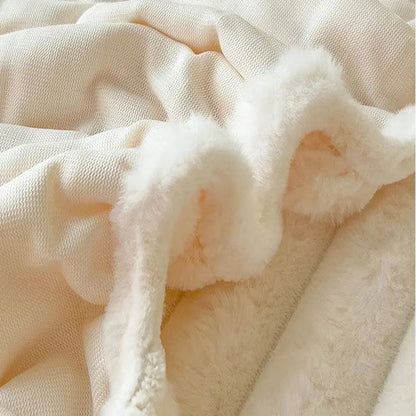 Ortekor Luxurious Faux Fur Bed Sheet | Deep Pocket Design for Ultimate Comfort