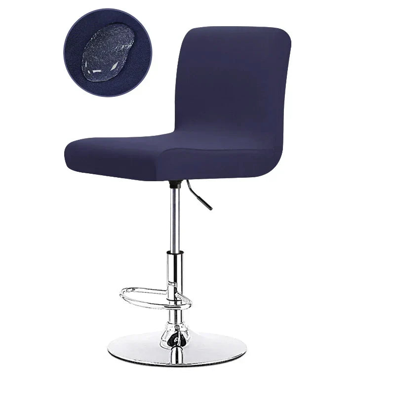 Stretch Bar Stool Cover | Universal Fit Chair Slipcover for Kitchen Counter Stools, Dining Room & Home Bar Seating Protection | Waterproof