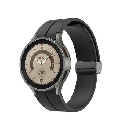 Silicone Sport Strap for Samsung Galaxy Watch 4, 5, 6 – Adjustable Quick-Release Wristband, Sweat-Resistant & Waterproof, Multiple Colors