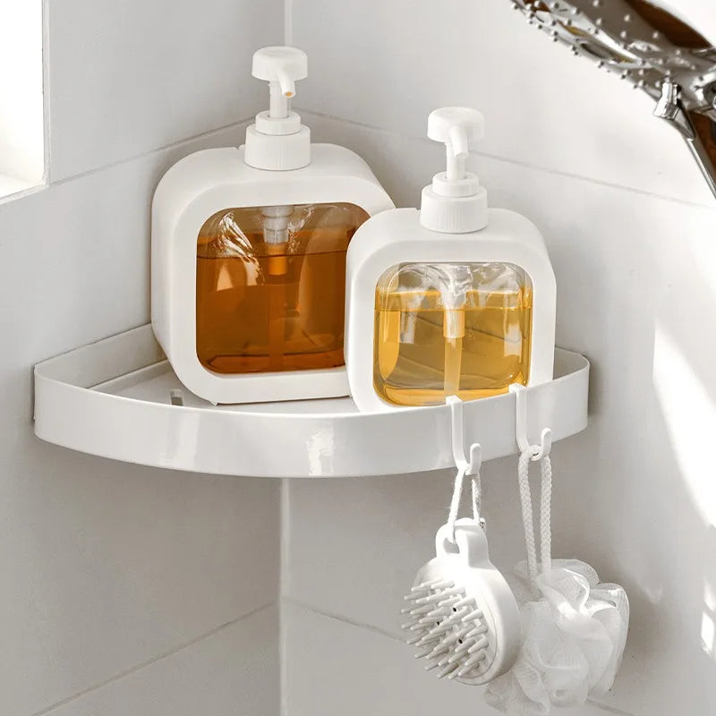 Countertop Liquid Soap Pump Bottle 11 oz Capacity ABS Plastic Modern Nordic Style for Hand Wash Dish Soap Kitchen Bathroom Sink