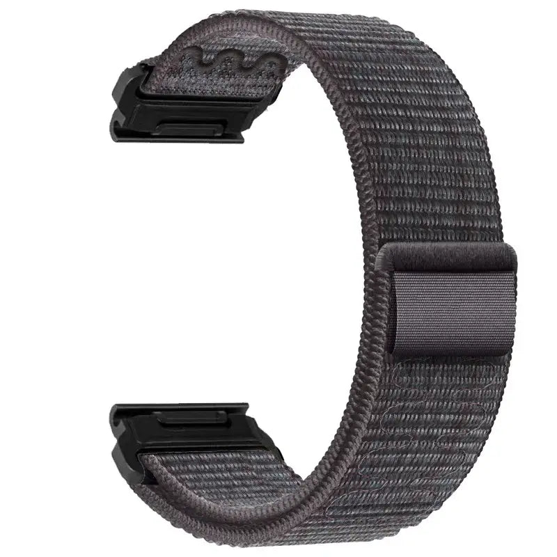 Adjustable Nylon Hook-and-Loop Smartwatch Band – Breathable Sports Strap for Fitness Tracking
