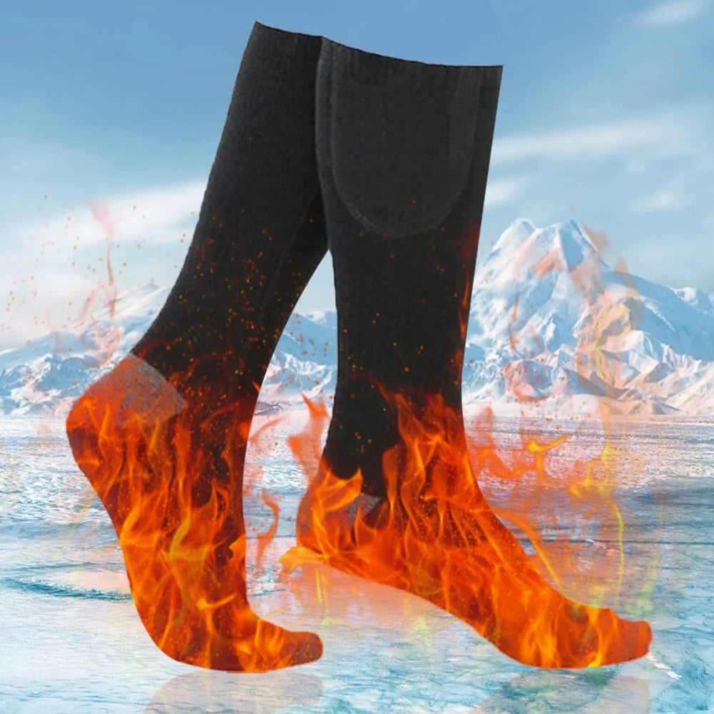 HeatWear | Chaussettes chauffantes pour hommes et femmes avec batterie rechargeable | Confort ultime pour les activités en plein air