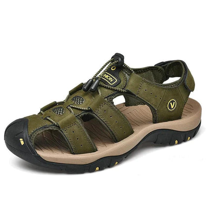 Men's Arch Support Slip-On Sandals – Cushioned Footbed, Anti-Slip Tread for All-Day Walking & Hiking