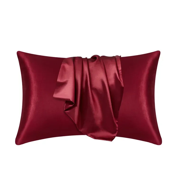 Pure Mulberry Silk Pillowcase 20×28 Inch Gold Standard Pillow Cover for Hair & Skin Care Cooling Breathable Bedroom Sleep Accessory Anti-Fri