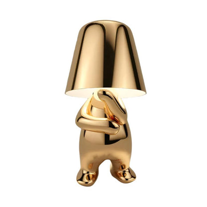 Lampe de bureau LED sans fil avec variateur tactile – Lampe de chevet rechargeable pour chambre à coucher, 23 cm de haut, éclairage d'ambiance portable à lumière chaude avec USB-C