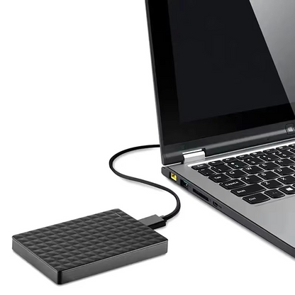 Portable USB 3.0 Hard Drive for Backup & Extra Storage Windows Compatible Black 64GB Capacity Plug-and-Play for PC Desktop Laptop