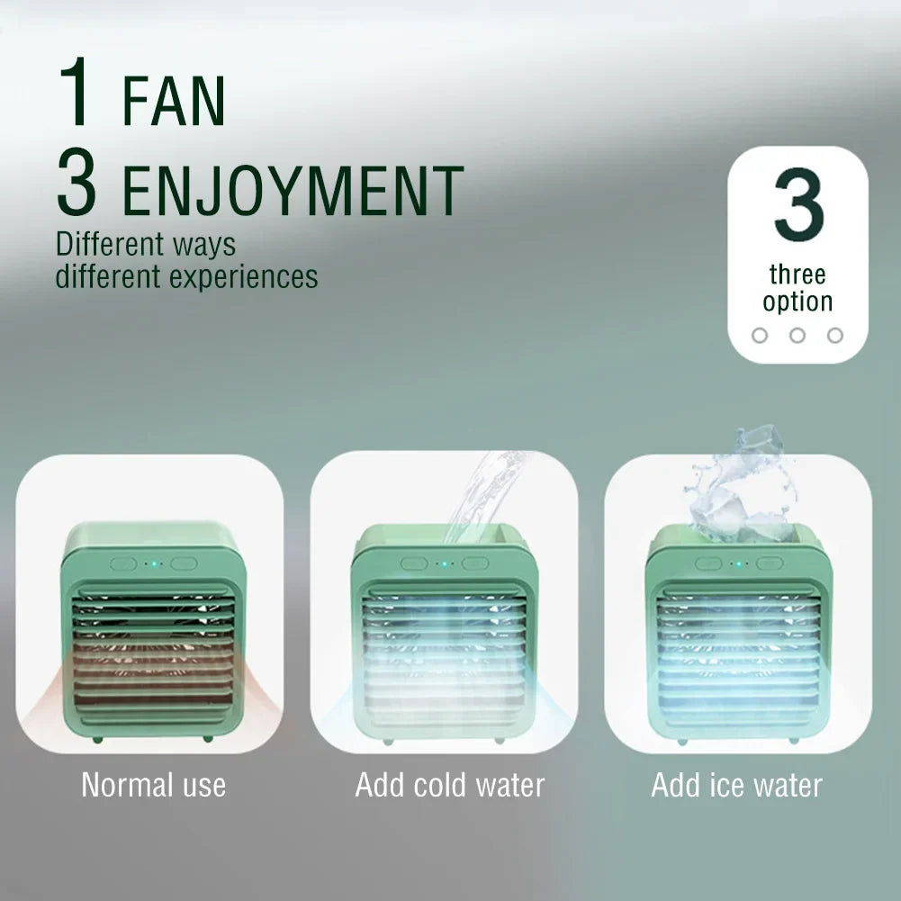 Creston Portable Fan - 3-in-1 USB Battery Operated with Humidification