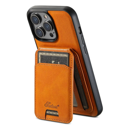 Folio Phone Case with Card Holder for iPhone 15, 15 Pro, 15 Plus, 15 Pro Max – Textured Finish with Raised Edge Protection