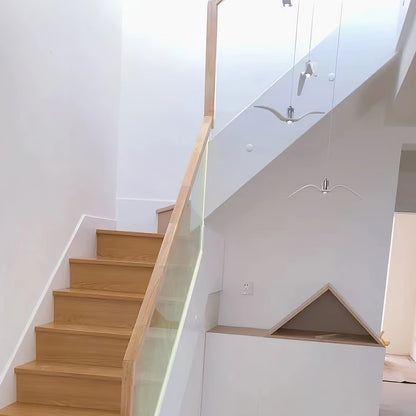 Suspension sculpturale en forme d'oiseau avec éclairage LED à hauteur réglable, filaire, pour îlots de cuisine, tables de salle à manger et espaces de vie, en blanc ou