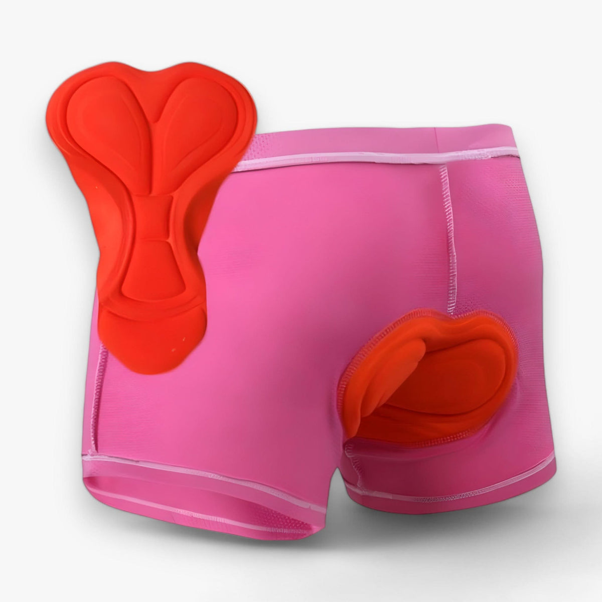 Shorts de cyclisme pour homme et femme avec rembourrage, cuissard de vélo avec gel 5D, tissu extensible respirant, short de vélo taille basse sans couture