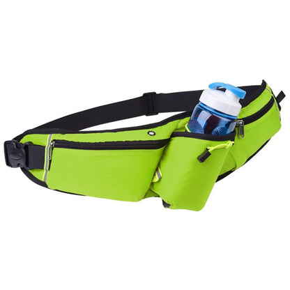 Sac banane d'hydratation pour le jogging, la randonnée et le vélo – Ceinture de course légère et imperméable avec porte-gourde