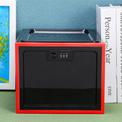 Secure Storage Bin | Lockable Food Storage Container with Combination Lock | Ideal for Refrigerator Organization