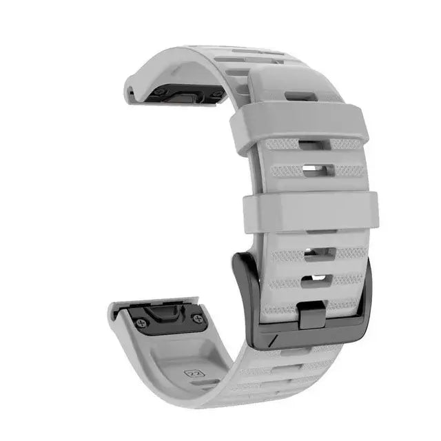 Silicone Sport Watch Band 22mm 26mm Quick Release Strap for Active Lifestyle Fitness Running Gym Workout Wearable Accessory Replacement