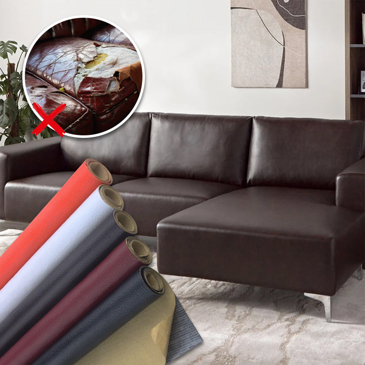 Self Adhesive Leather Patch for Car Seats, Leather Sofa Patch, Leather Scratch Repair for Jackets and Bags