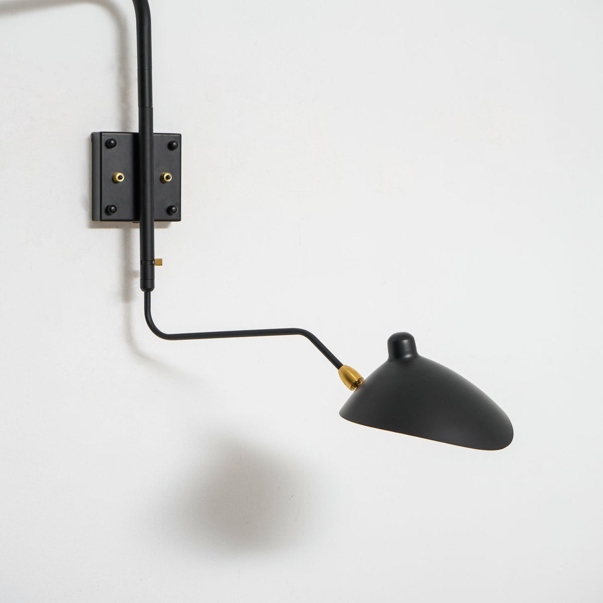 Articulating Wall Lamp with Extending Arm 47-55 Inches Aluminum LED Fixture for Bedroom Reading Nook Living Room Hallway Accent Lighting Ind