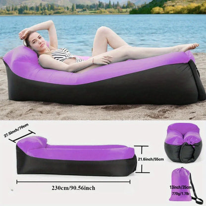 Airvana | Inflatable Outdoor Sofa with Ergonomic Headrest | Portable Couch for Relaxation Anywhere