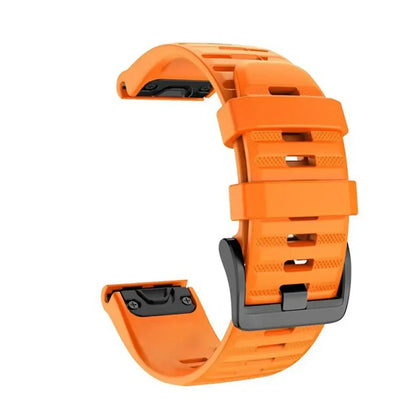 Silicone Smartwatch Band | QuickFit Replacement Strap 20mm 22mm 26mm | Flexible Sport Watch Band for Active Lifestyles