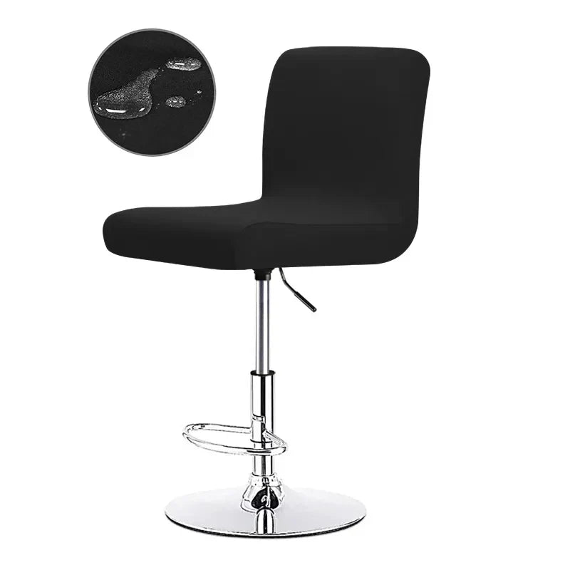Stretch Bar Stool Cover | Universal Fit Chair Slipcover for Kitchen Counter Stools, Dining Room & Home Bar Seating Protection | Waterproof