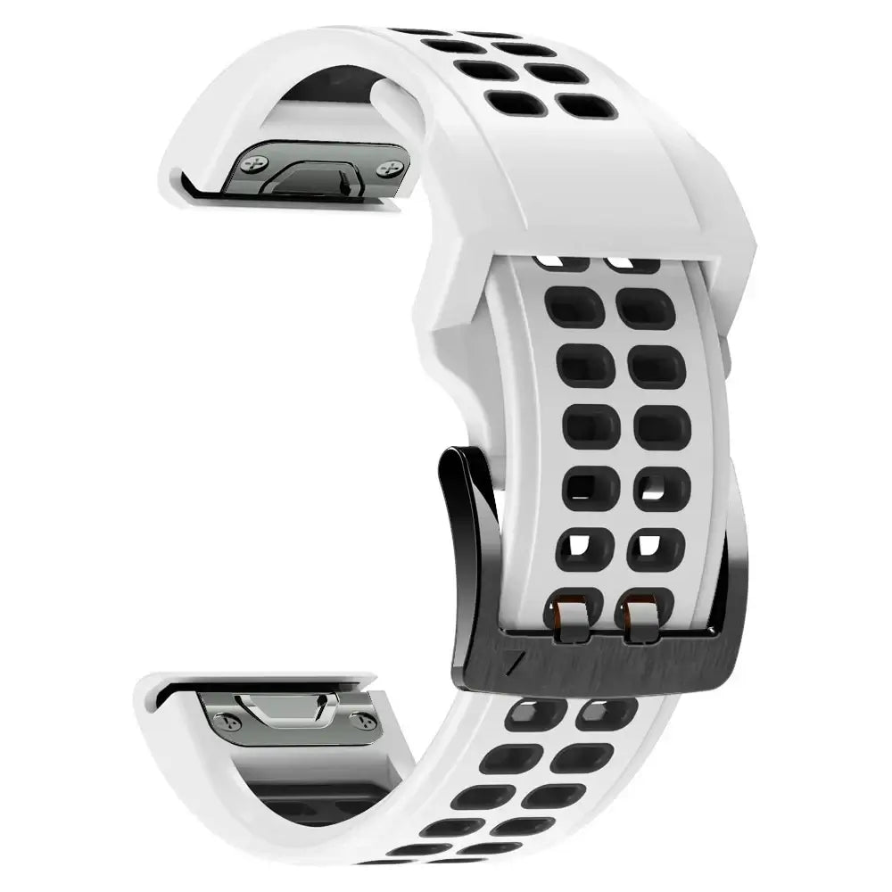 Silicone Sport Watch Band 22mm 26mm Quick Release Strap for Active Lifestyle Fitness Running Gym Workout Wearable Accessory Replacement