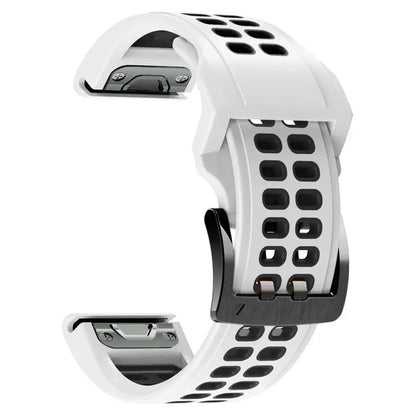 Silicone Sport Watch Band 22mm 26mm Quick Release Strap for Active Lifestyle Fitness Running Gym Workout Wearable Accessory Replacement