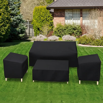 WEATHERVAULT – Ensemble de protection pour mobilier de terrasse, 4 pièces