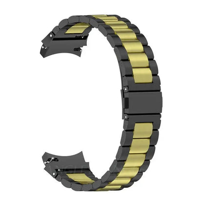 Stainless Steel Watch Band for Samsung Galaxy Watch 4 & 5 – Quick-Release Metal Strap with Adjustable Links, Compatible with 40mm 44mm
