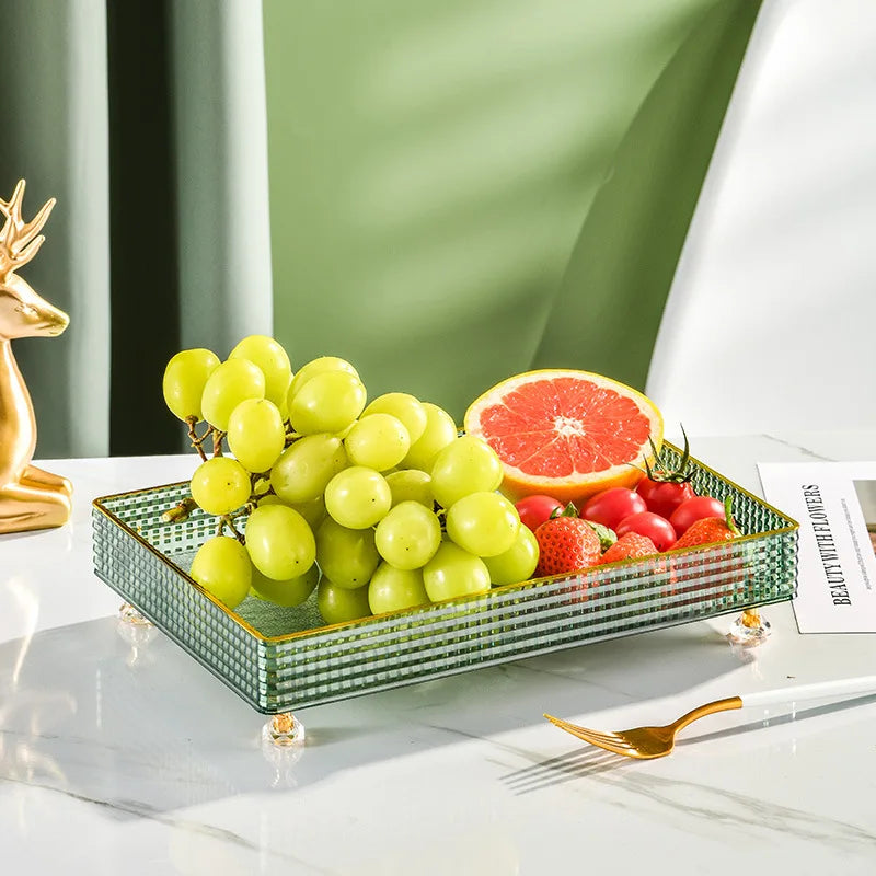 Rotating Serving Tray with Compartments for Appetizers Candy Nuts Dry Fruit Entertaining Parties Hosting Guests Kitchen Organization Table C