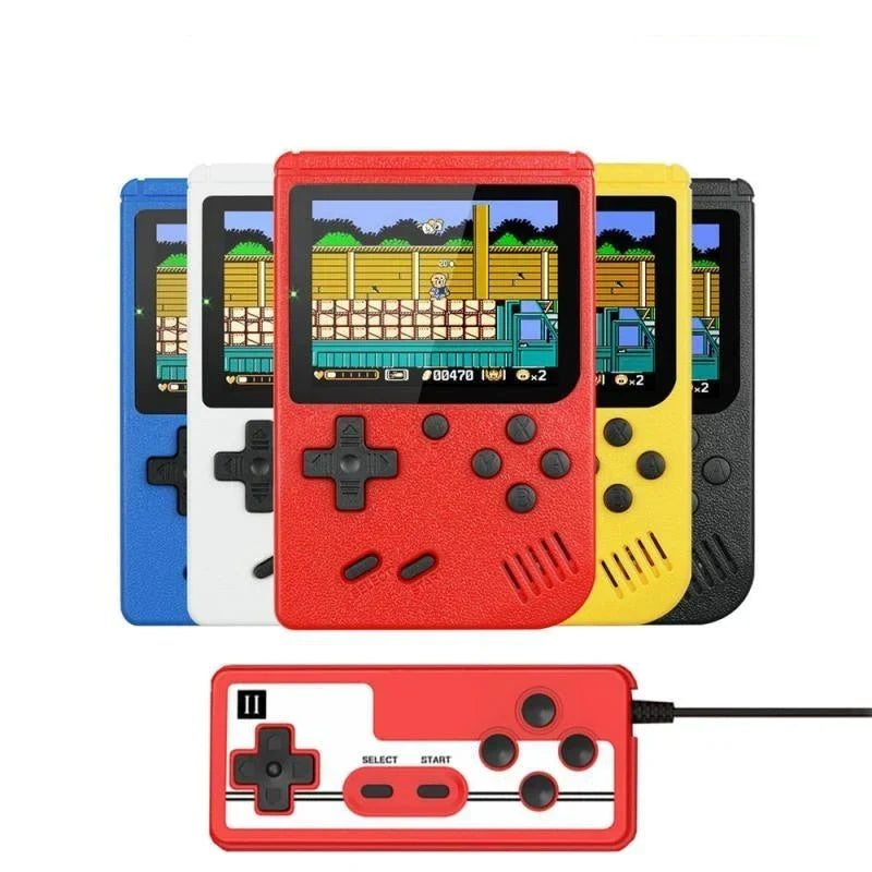 Handheld Gaming System with 400 Built-In Classic Games & 3-Inch Color Screen for Kids & Adults