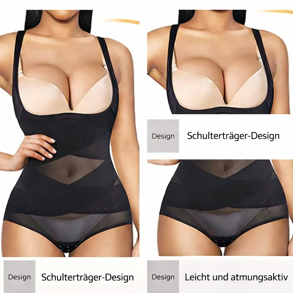 Seamless Body Shaper for Women | Tummy Control & Waist Slimming Bodysuit | Smoothing Shapewear for Everyday Wear, Work & Special Occasions