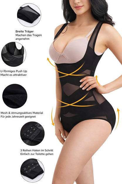 Women's Seamless Body Shaper | Tummy Control Bodysuit | Smoothing Shapewear for All-Day Comfort