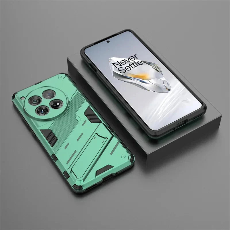 Reinforced Phone Case with Built-In Stand for OnePlus 15 13 12 11 10 Nord – Drop Protection Kickstand Cover Heavy Duty Shield