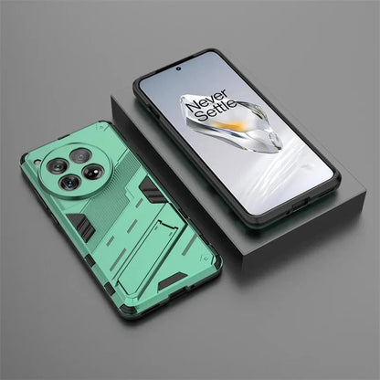 Reinforced Phone Case with Built-In Stand for OnePlus 15 13 12 11 10 Nord – Drop Protection Kickstand Cover Heavy Duty Shield