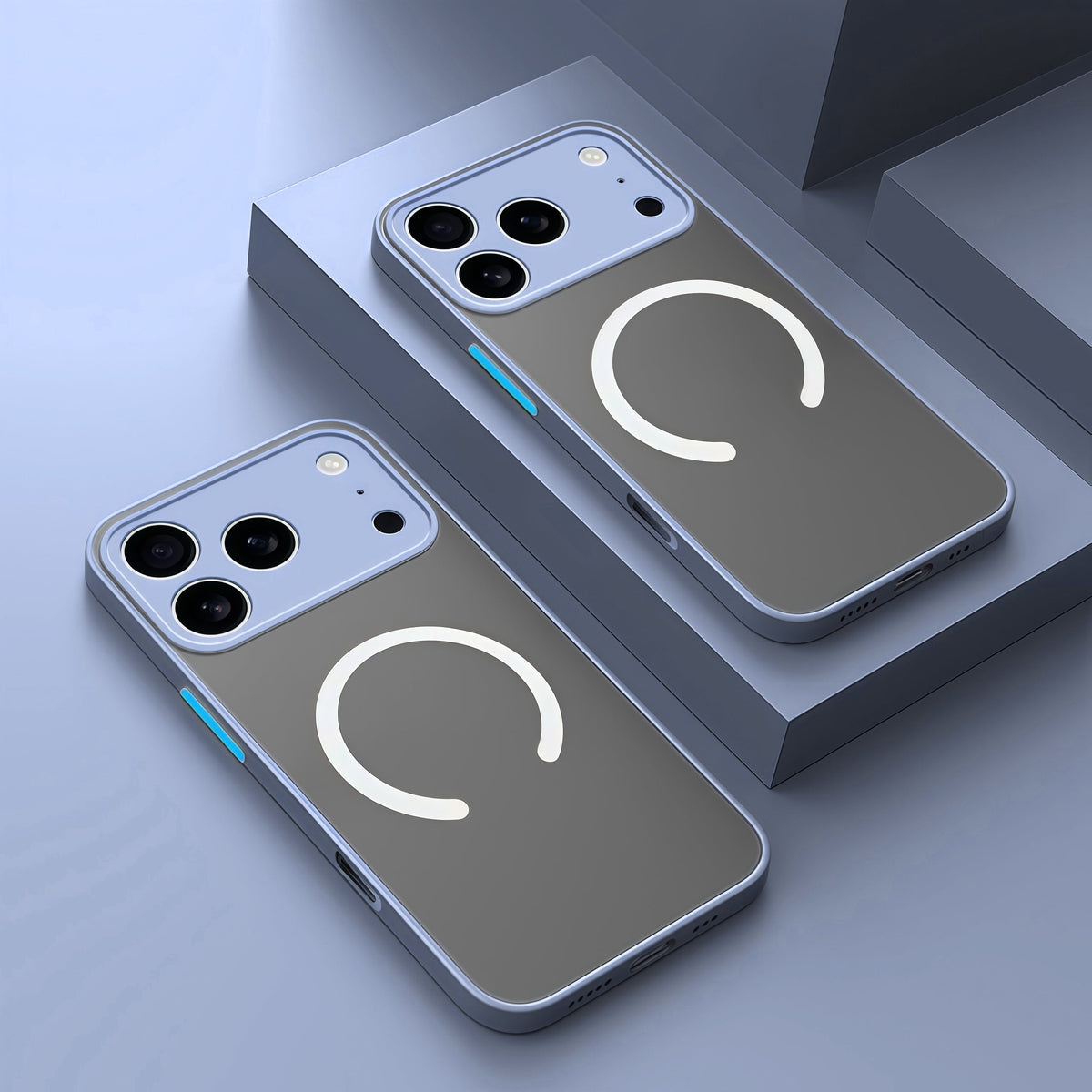 Magnetic Silicone iPhone Case with Raised Edge Protection & Wireless Charging – All Models 12 to 17