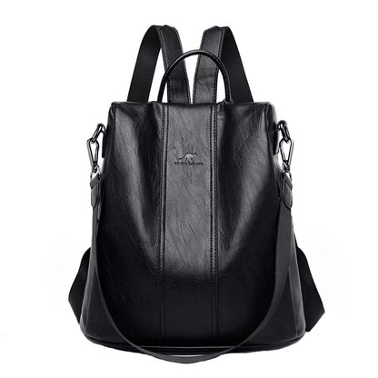 Anti-Theft Backpack with Hidden Security Pockets