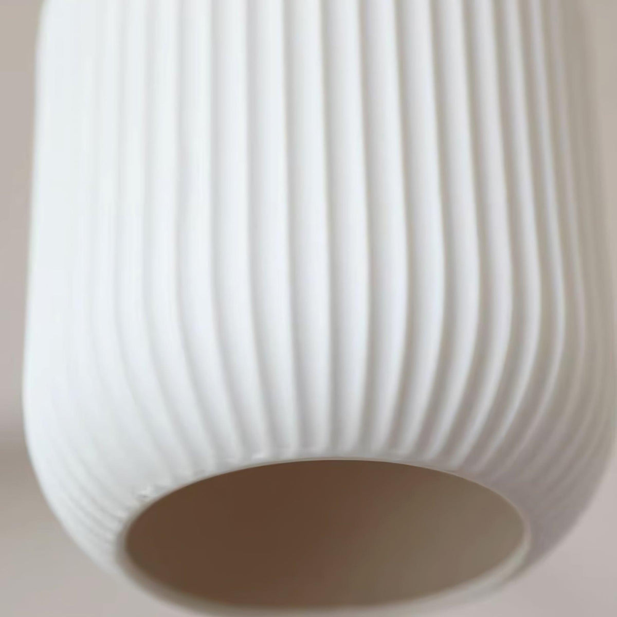 Ceramic Hanging Light Fixture White 9 Inch Diameter Adjustable Cord for Kitchen Island Dining Table Bedroom Restaurant Modern Farmhouse Styl