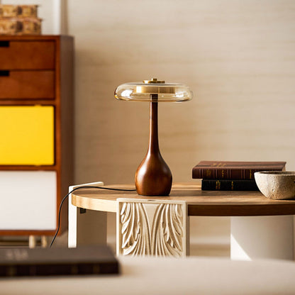 Desk Lamp with 3 Color Temperatures Glass and Brass LED Touch Light for Bedroom Office Nightstand Reading Warm Cool Neutral White 12W 10 Inc