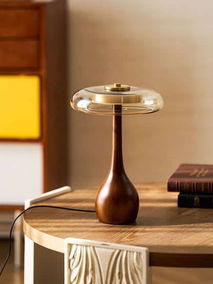 Desk Lamp with 3 Color Temperatures Glass and Brass LED Touch Light for Bedroom Office Nightstand Reading Warm Cool Neutral White 12W 10 Inc