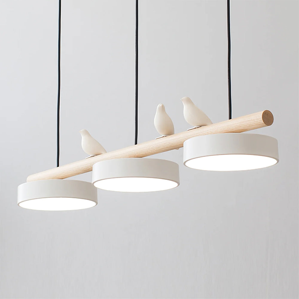 SiennaGlow | Charming Elegant Glass Bird Pendant Light Fixture