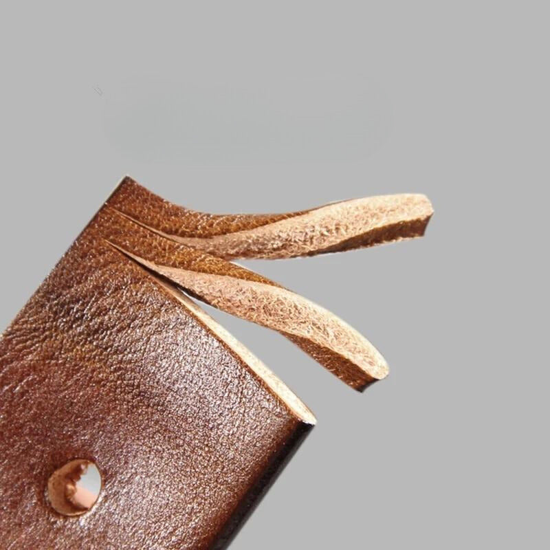 Sierra Collection | Leather Belt for Men with Solid Brass Buckle | Durable Accessory for Everyday Style