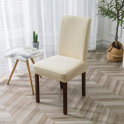 Sierra Dining Chair Cover - High Elasticity Jacquard Velvet, Machine Washable